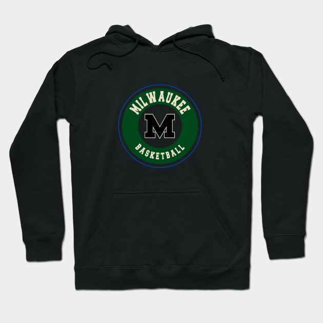 Milwaukee basketball Hoodie by BVHstudio